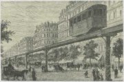 Эта трамвайная линия была построена в Париже в 1880-х гг. Эта трамвайная линия была построена в Париже в 1880-х гг.