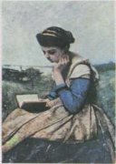 Читающая женщина. К. Коро (1796—1875). Читающая женщина. К. Коро (1796—1875).