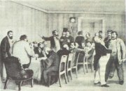 Земское собрание в провинции. Художник К. Трутовский Земское собрание в провинции. Художник К. Трутовский
