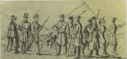 Вооруженные варшавяне. Рис. Я. Пиварского Вооруженные варшавяне. Рис. Я. Пиварского