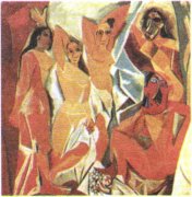 П. Пикассо Авиньонские девицы. 1907 г. П. Пикассо Авиньонские девицы. 1907 г.