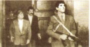 С. Альенде (слева). Ла-Монеда. 11 сентября 1973 г. С. Альенде (слева). Ла-Монеда. 11 сентября 1973 г.
