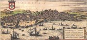 Порт Лиссабона. Португалия. Гравюра XVI в. Порт Лиссабона. Португалия. Гравюра XVI в.