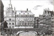 Объявление Вестфальского мира. Гравюра XVII в. Объявление Вестфальского мира. Гравюра XVII в.