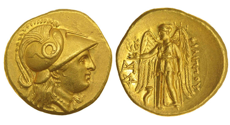 Монеты с изображением Филиппа III Арридея