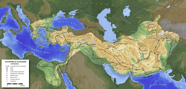 Империя Александра Великого и его походы