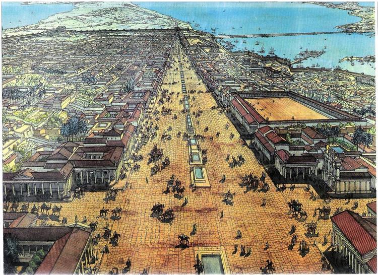 Александрия в Египте — один из важных центров Древнего мира