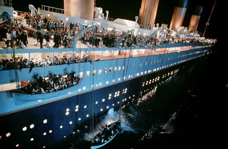 «Титаник»: спуск шлюпок на воду