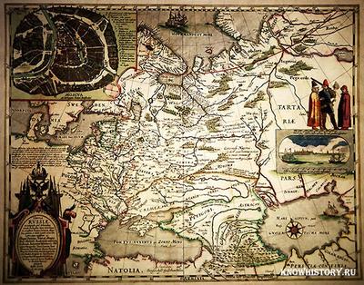 Первая печатная карта Руси