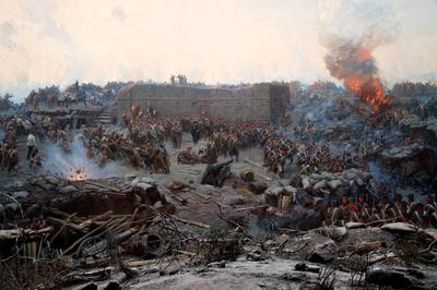 В 1855 году войска союзников начали общий штурм Севастополя