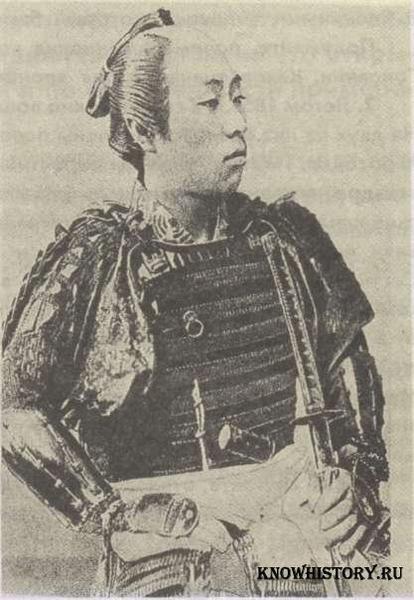 Фотография воина-самурая 