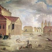 19 ноября в 1824 году в Санкт-Петербурге случилось наводнение