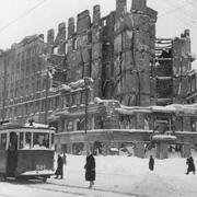 В 1942 году в осажденном Ленинграде было восстановлено трамвайное движение