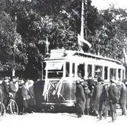 В 1907 году Петербурге было открыто трамвайное движение 